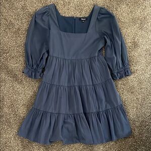 Madewell Navy Blue Mini Dress